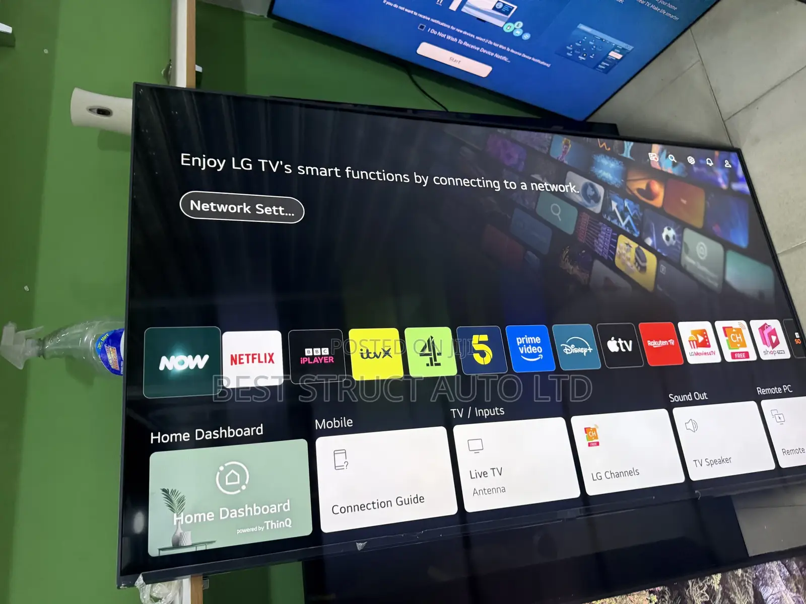 Almost New Lg 65 Webos Smart Satellite Tv