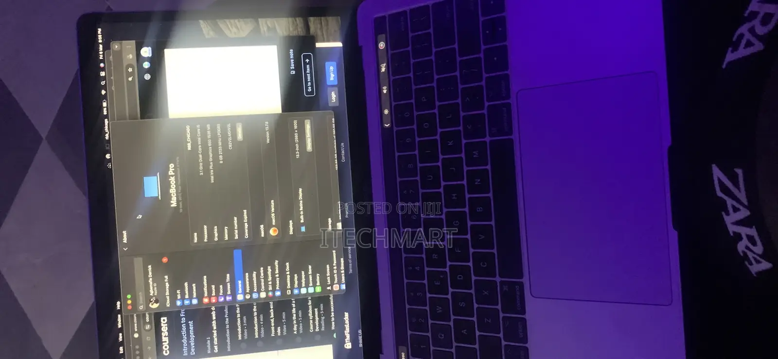 Laptop Apple MacBook Pro 2017 8GB Intel Core i5 SSD 256GB