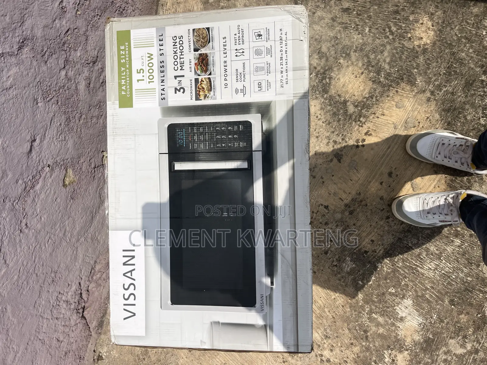 Vissani Microwaves 3 in 1 Countertop Cooking Method