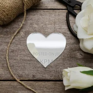Heart  Shaped Wall Sticker Mirror 5050