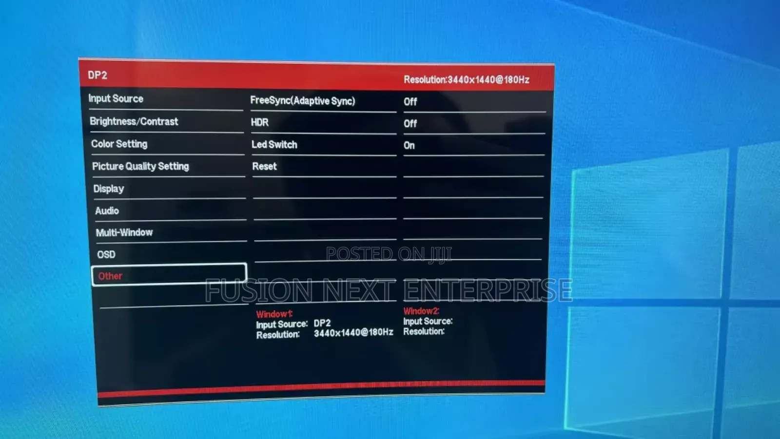 Gaming Curved 34 Inches Monitor