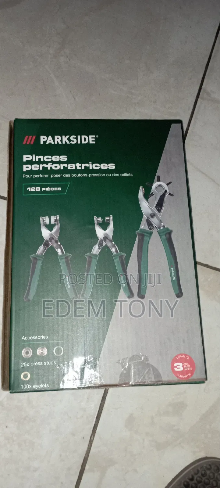 Parkside Punch Pliers and Eyelet Pliers Set