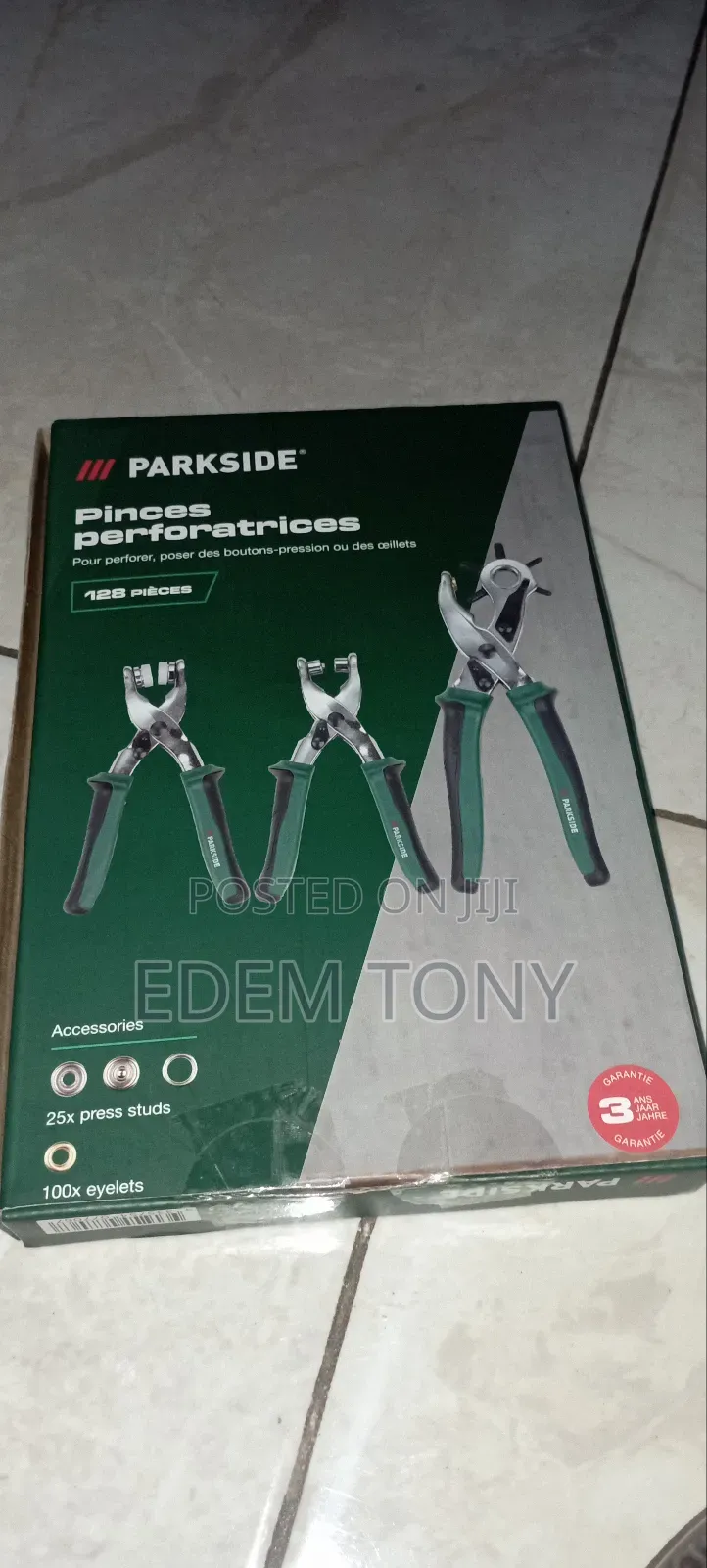 Parkside Punch Pliers and Eyelet Pliers Set