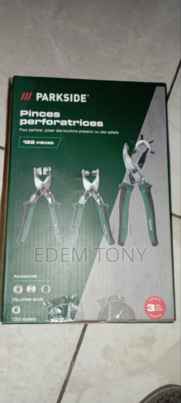 Parkside Punch Pliers and Eyelet Pliers Set