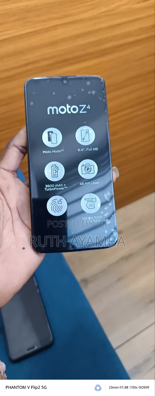 New Motorola Moto Z4 128 GB Black