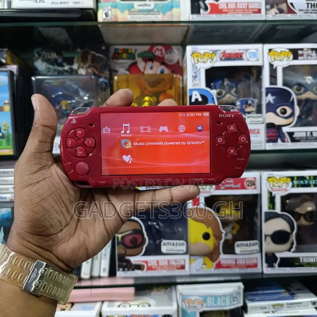 Sony Psp3000 (16gb Red)