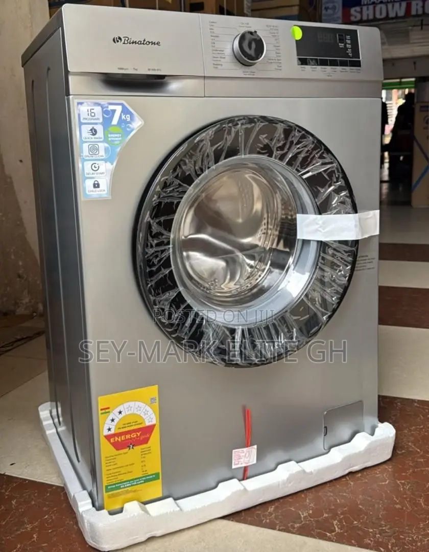 Binatone 7kg Fully Automatic Front Load Washing Machine