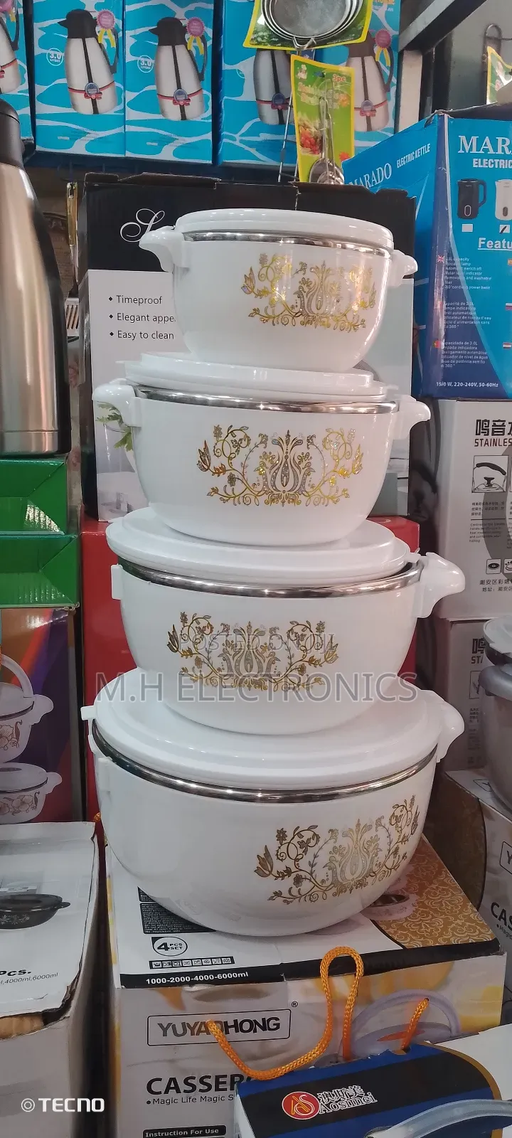 4 Set of Food Warmer