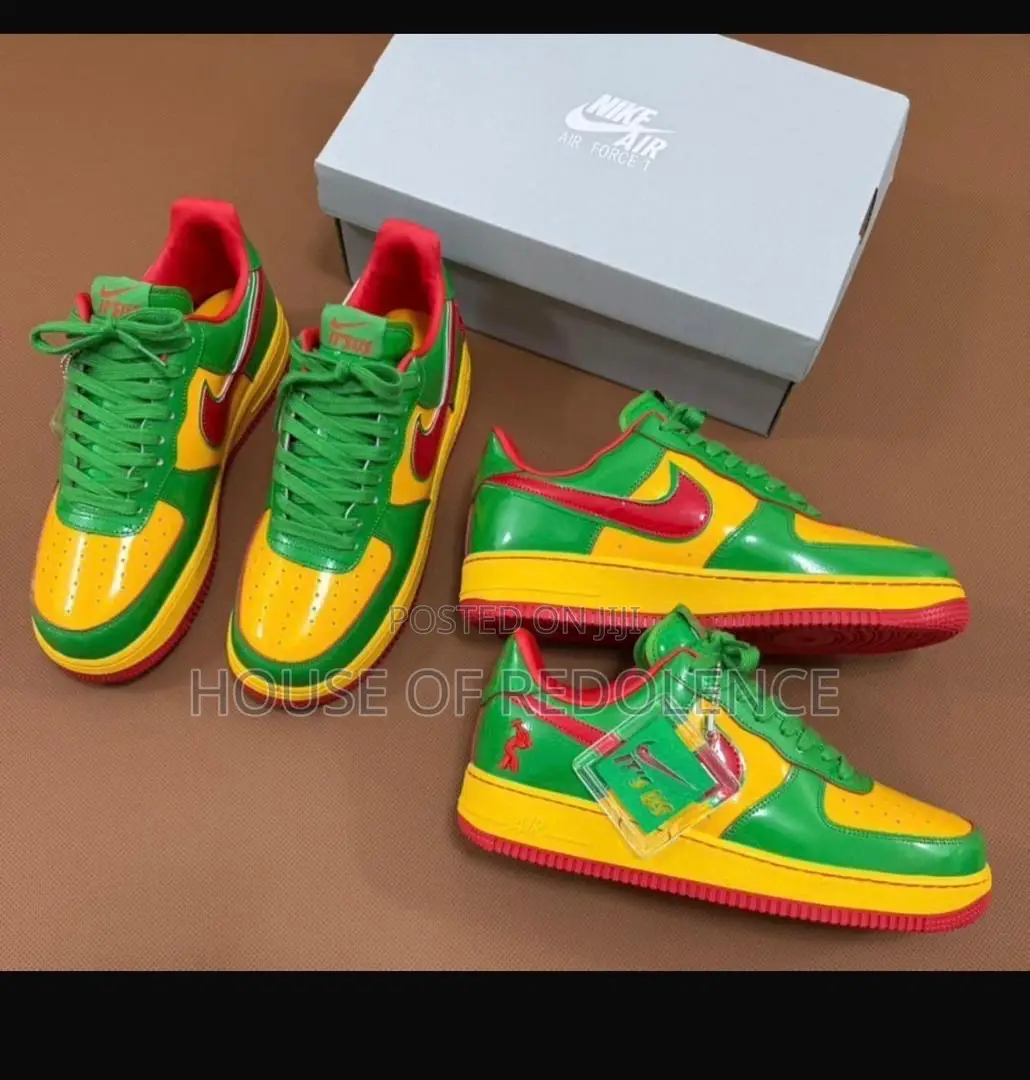 Nike Air Force 1 Low X Lil Yachty Concrete Boys Lucky Green Sneakers