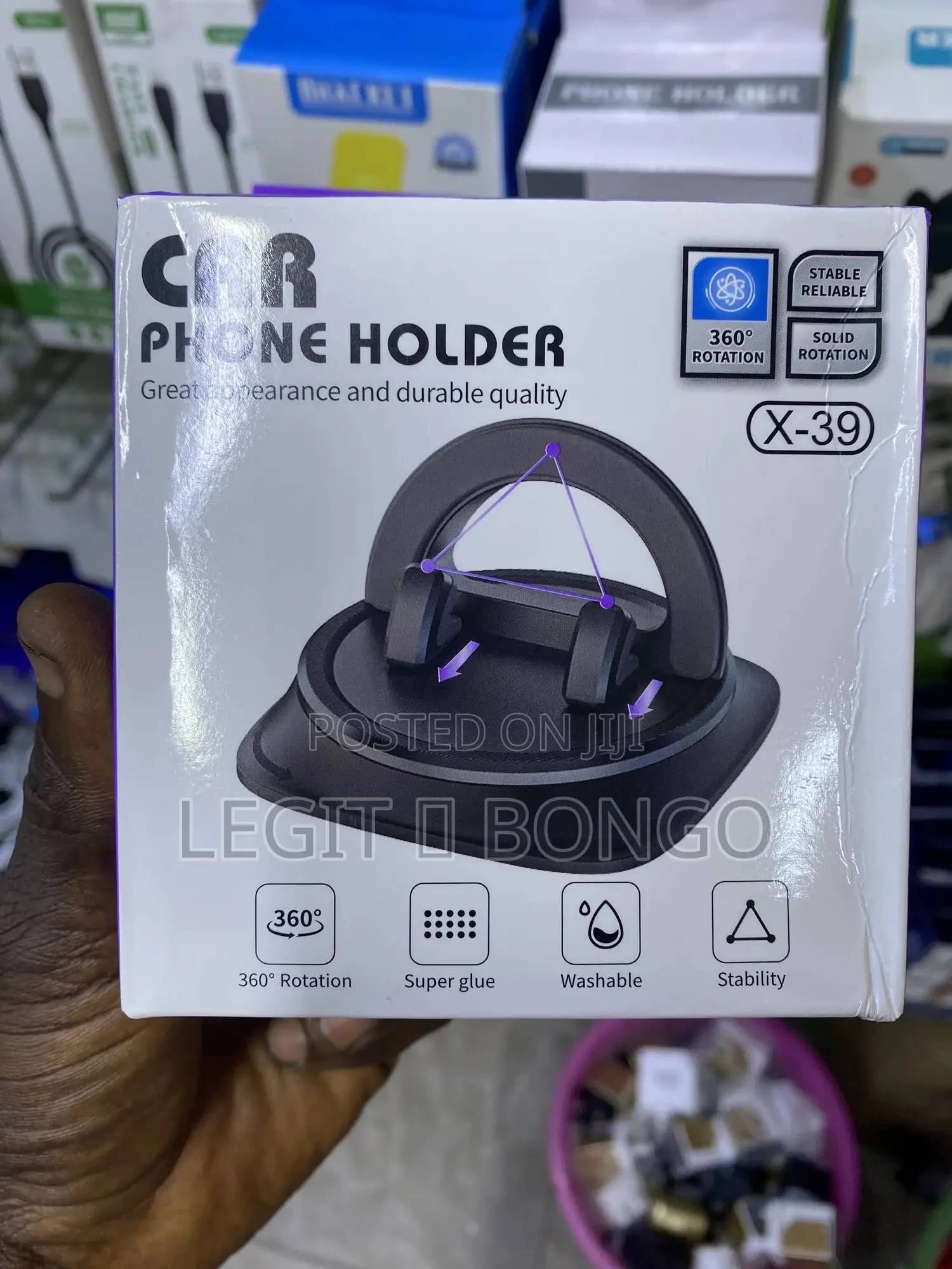 Secure Car Motorcycle Phone Holder