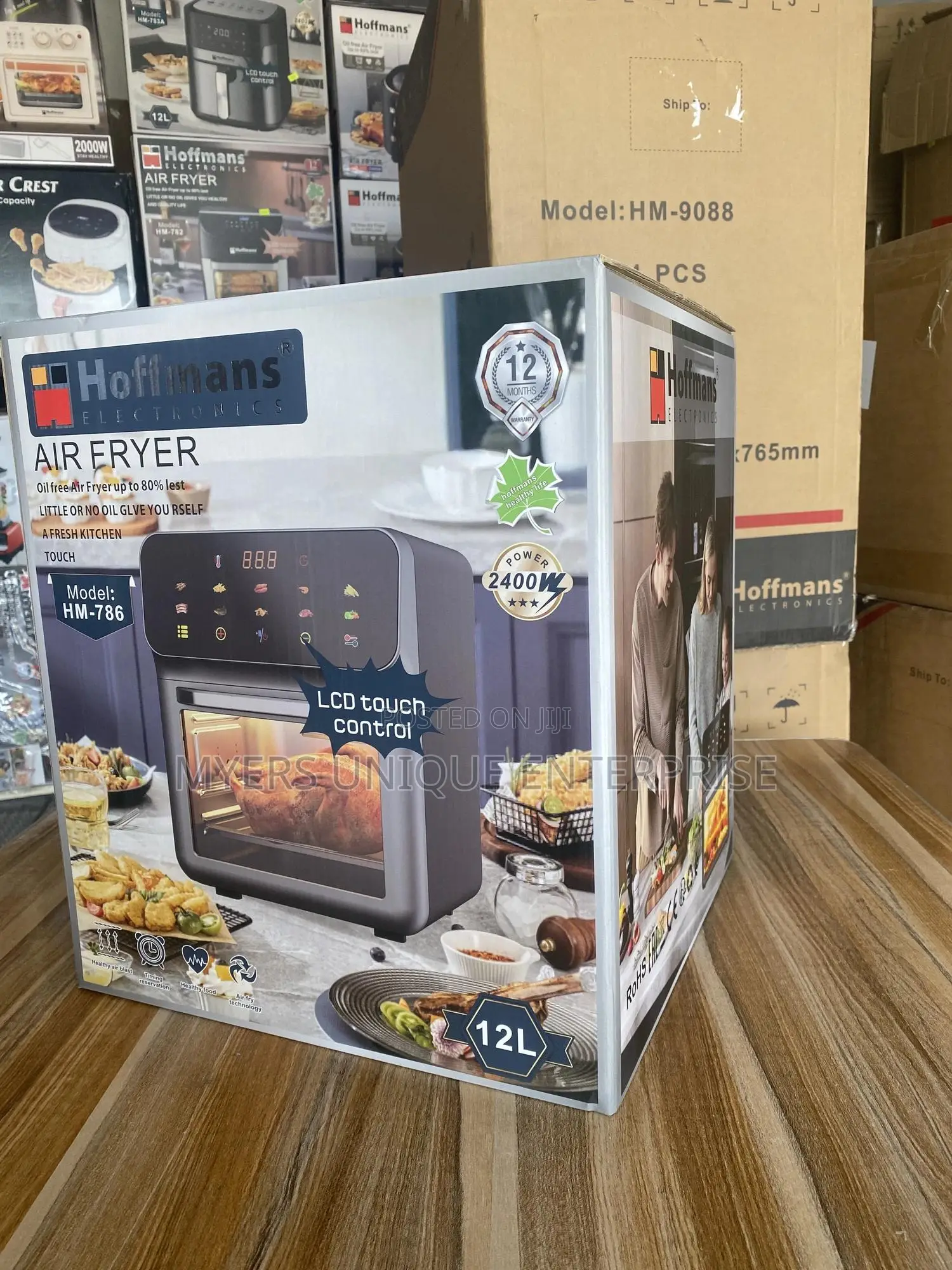 Oil-Less Hoffman 12l Unique Door Airfryer