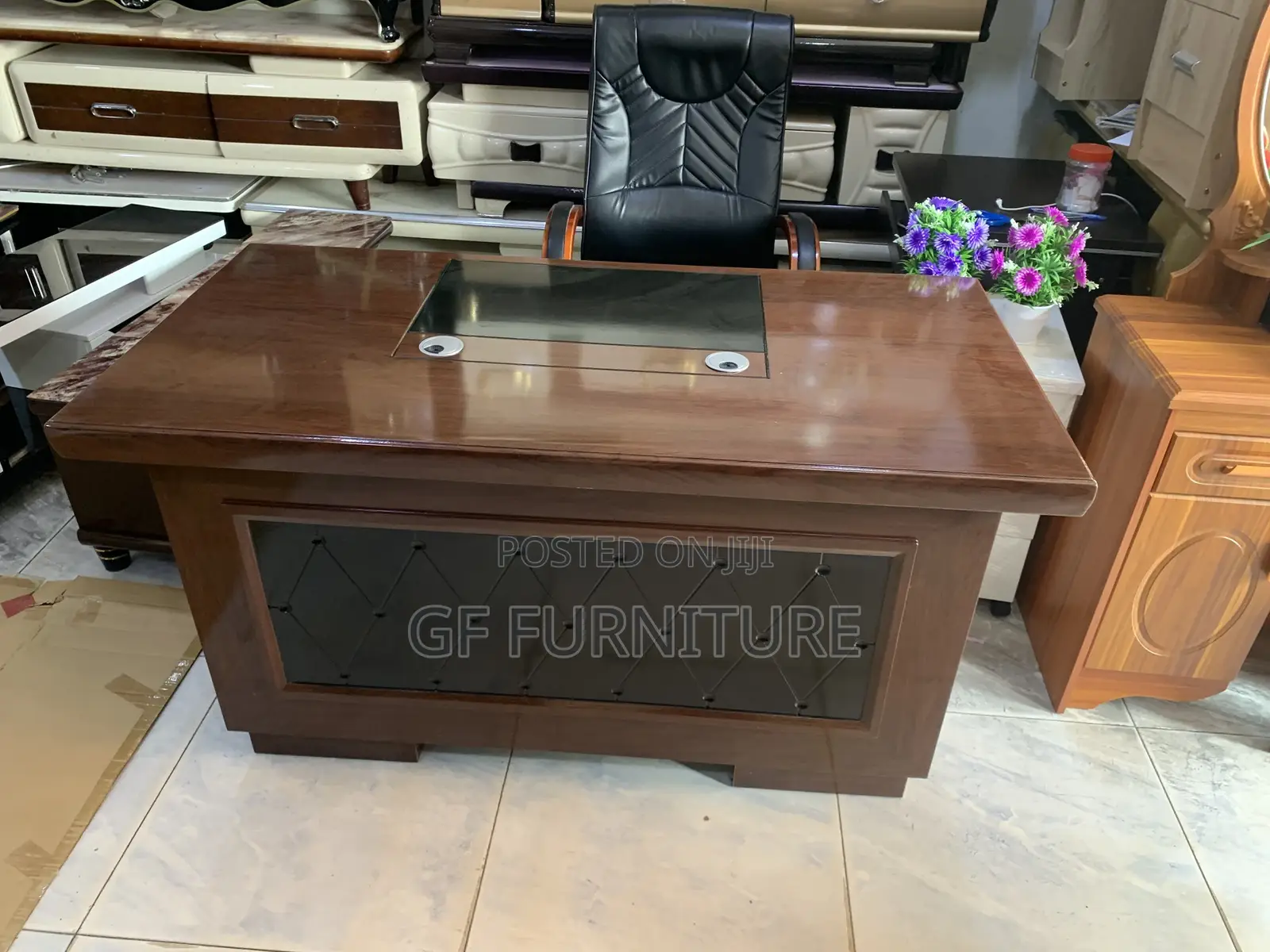 Executive Office Desk and Chair