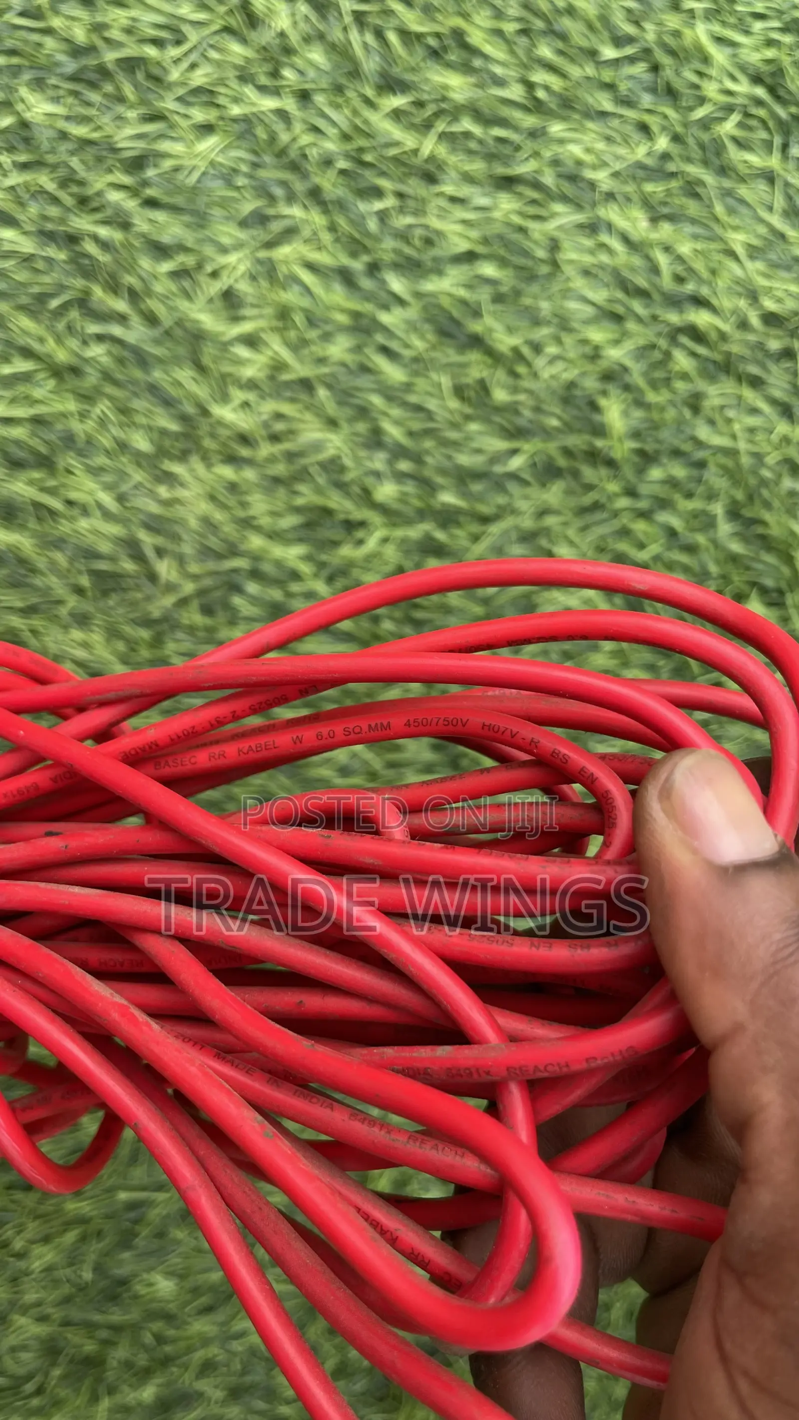 Long Used Red Cable