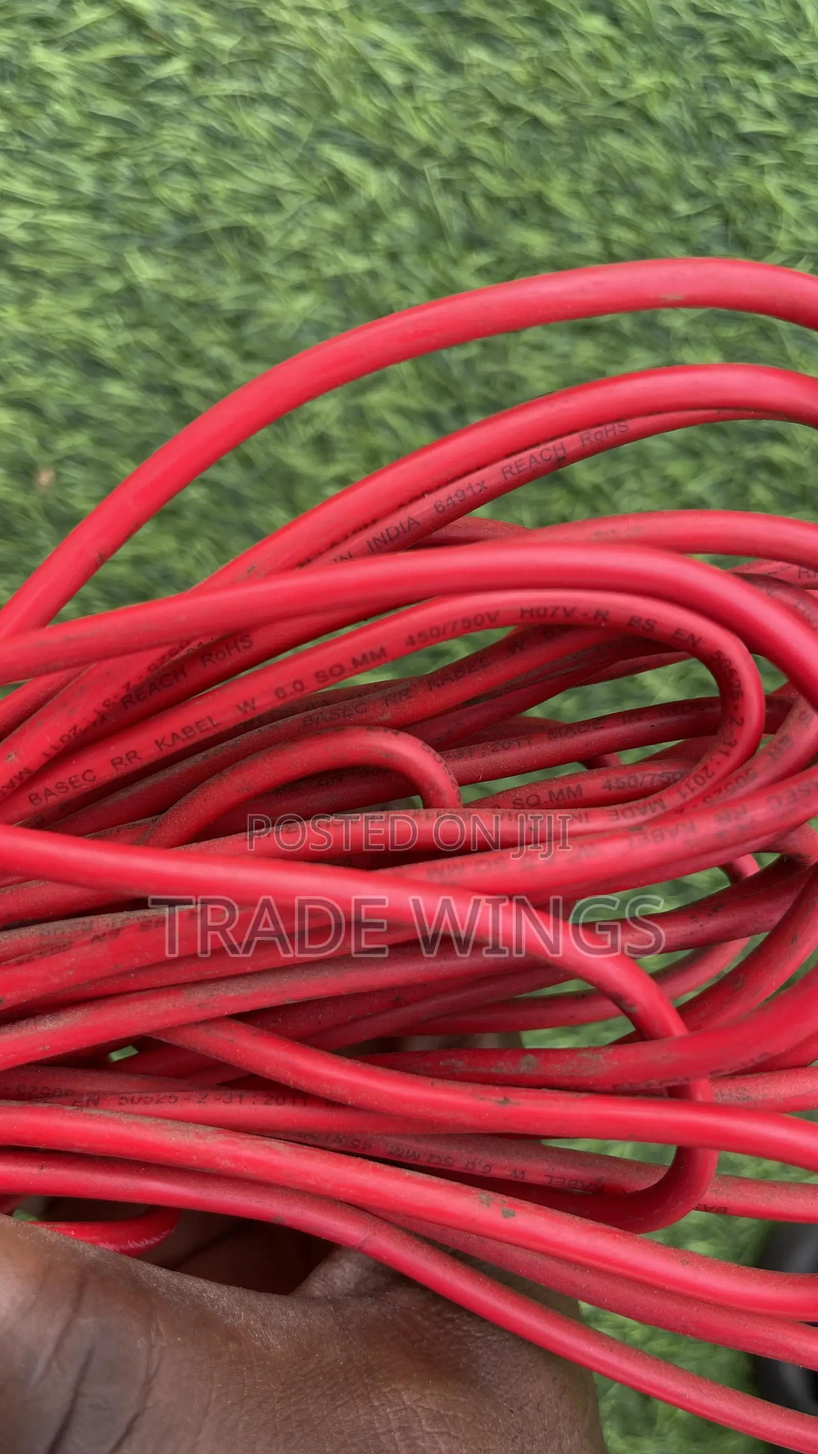 Long Used Red Cable