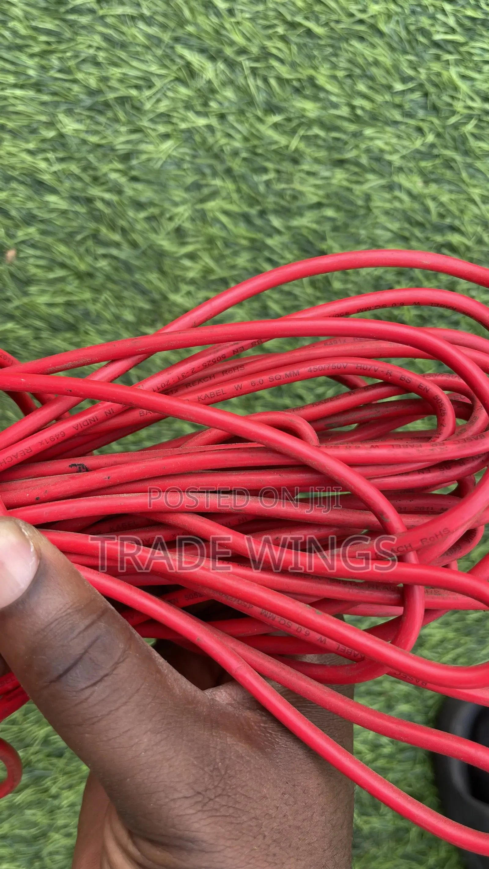 Long Used Red Cable