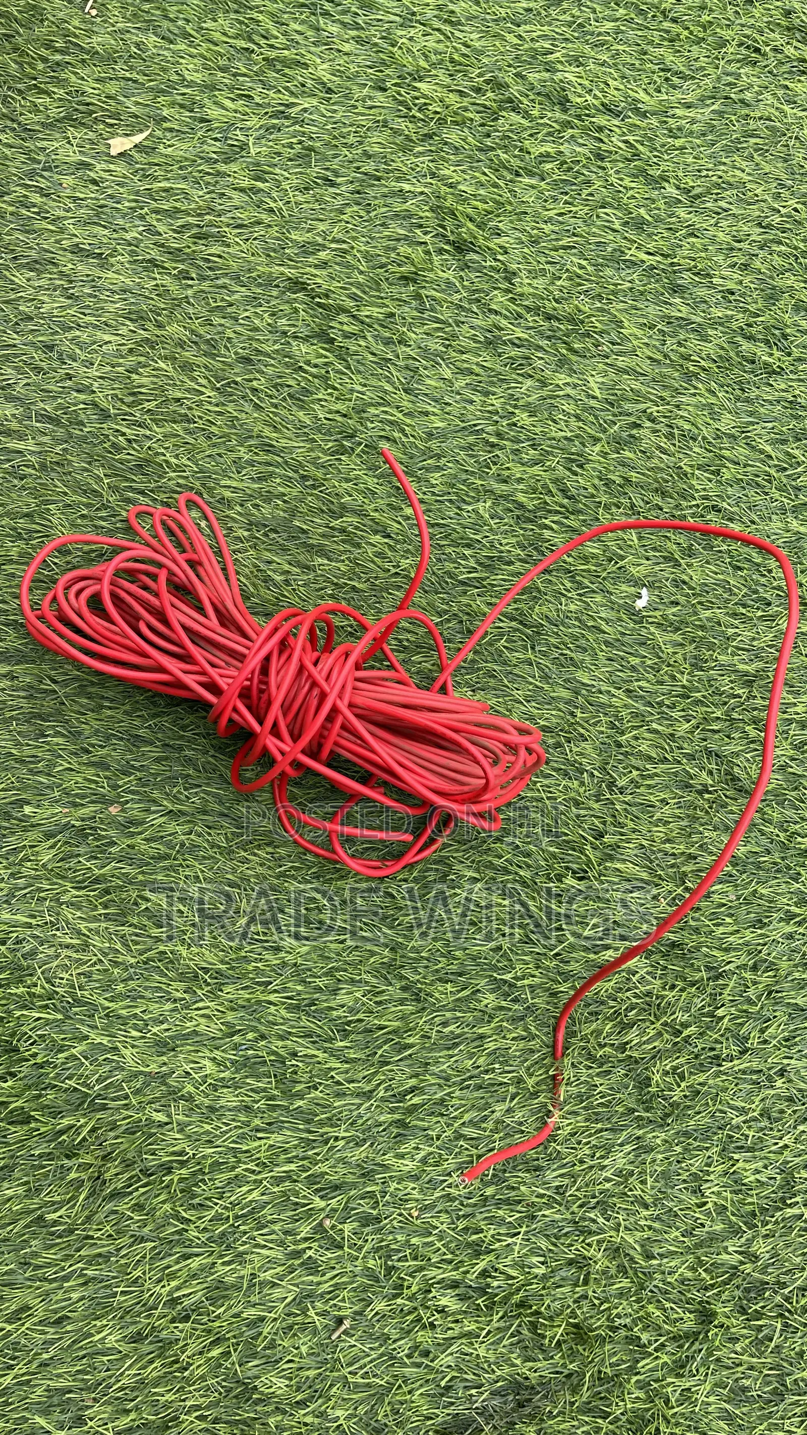 Long Used Red Cable