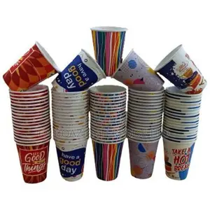 Paper Cups With Covers 50pcs