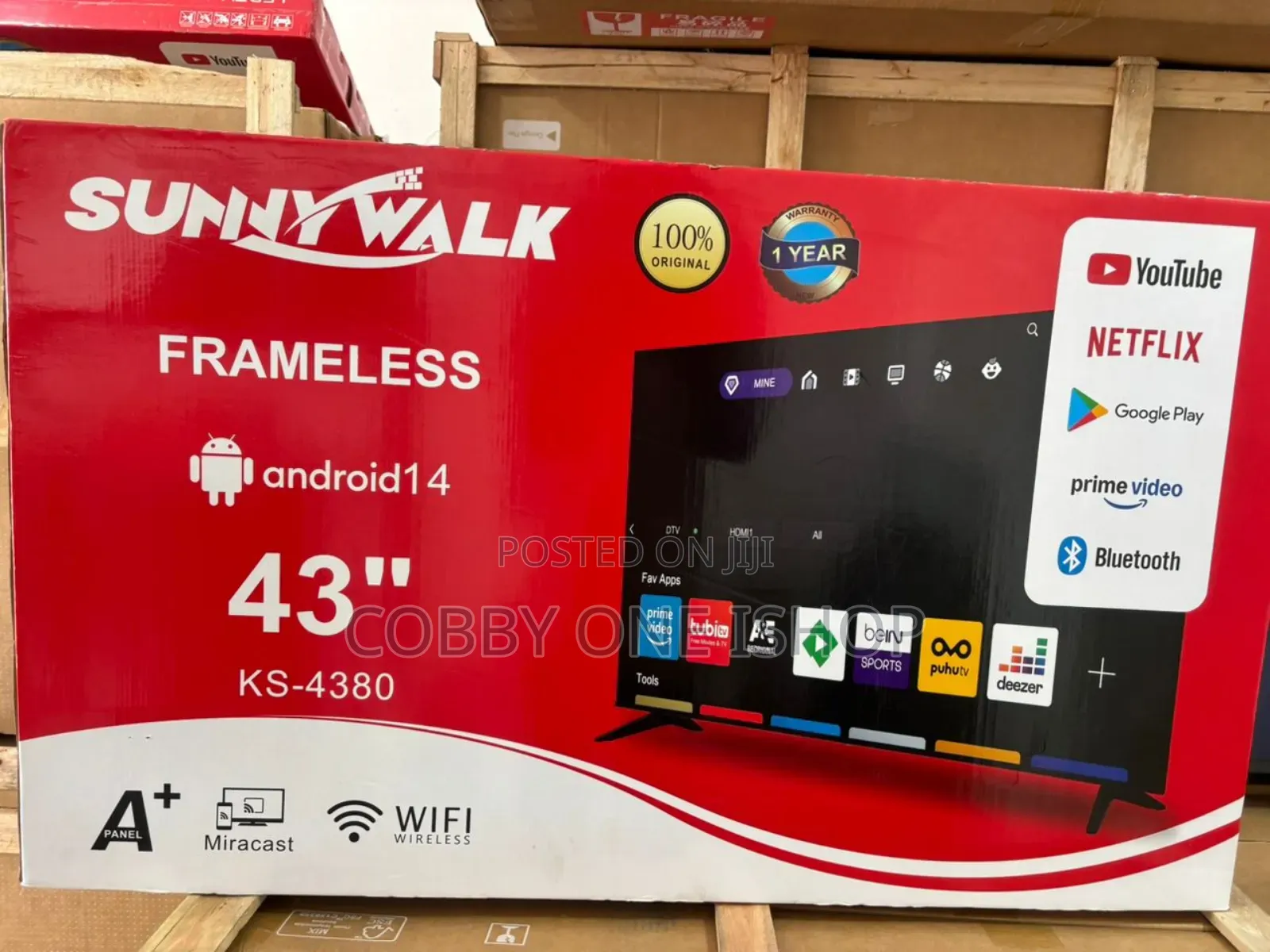Sunnywalk 43" Frameless Smart Tv