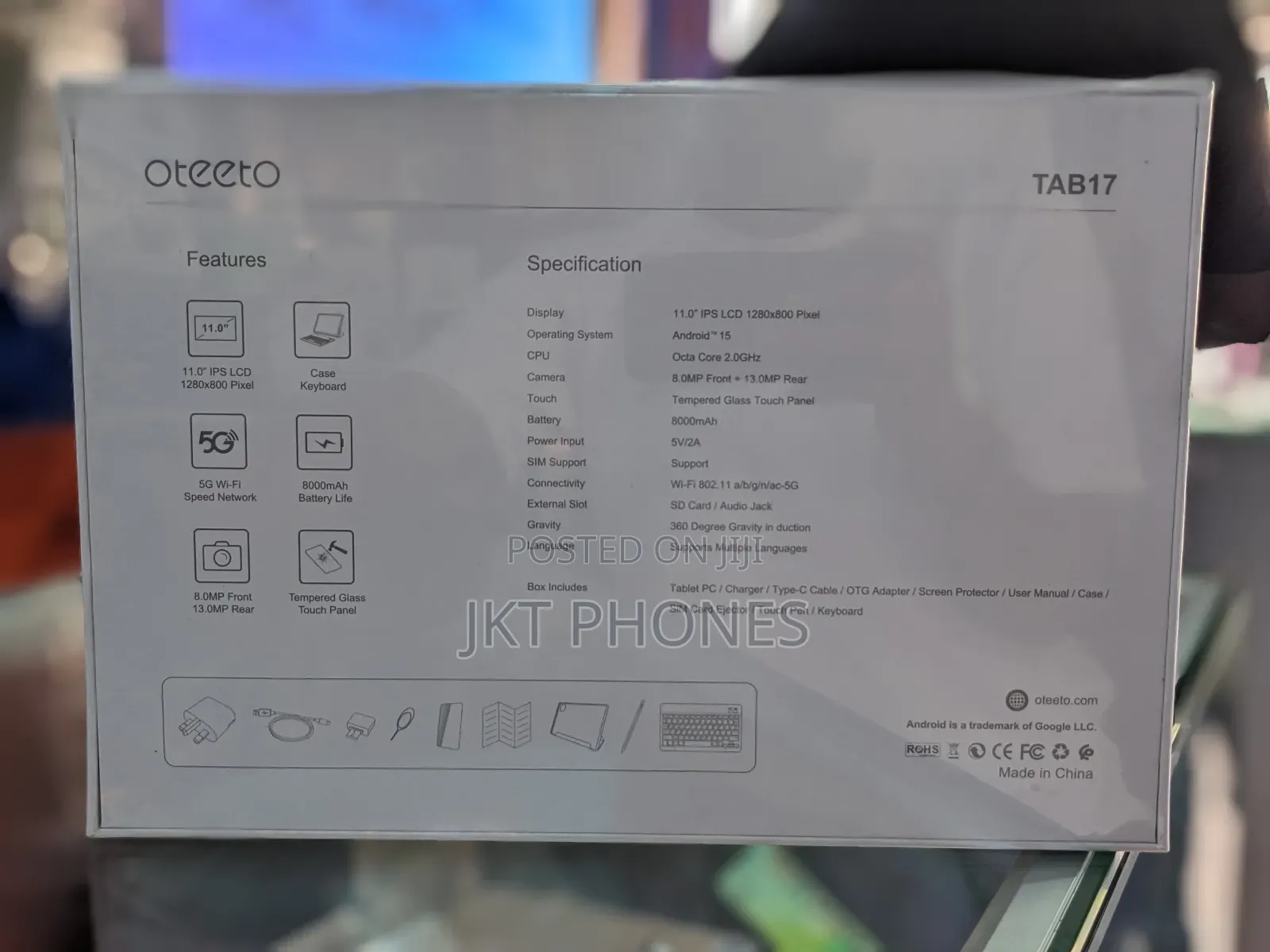New Oteeto TAB 17 Stylus 512 GB Gray