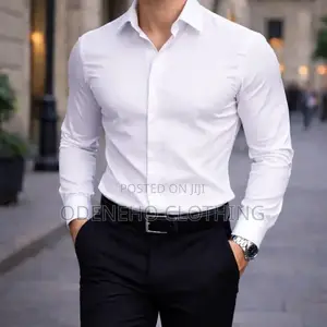 Executive Men White Shirt