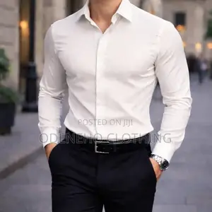 Executive Men White Shirt