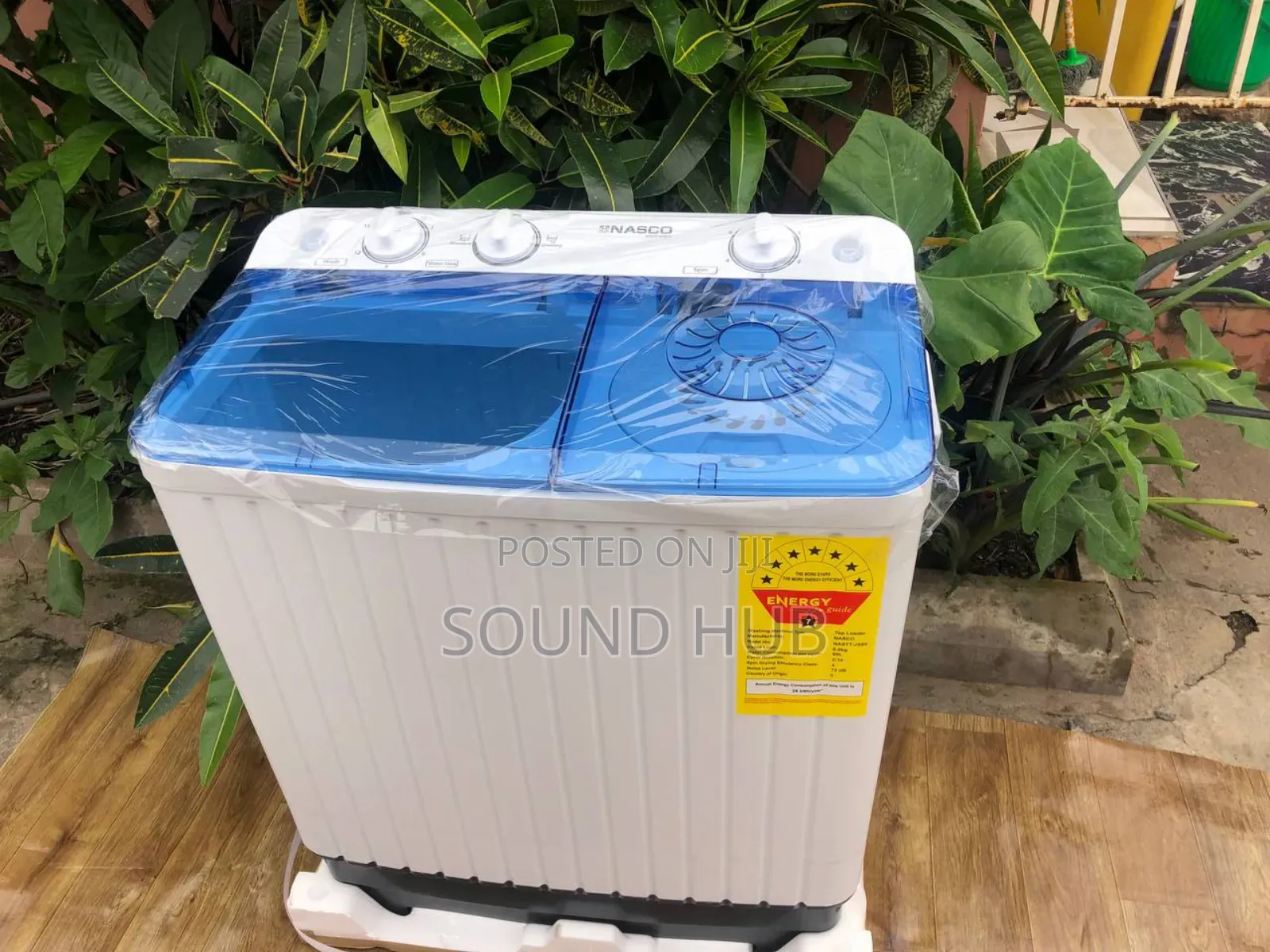 Nasco Washing Machine Semi Automatic 8 Kg White