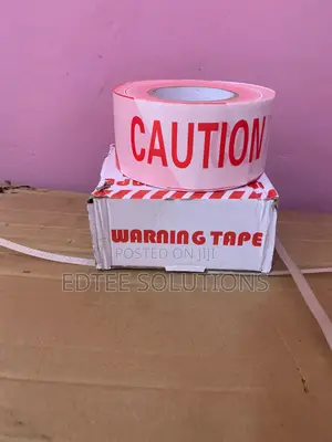 500m Warning Tape (Red & White Road Blocking Tape)