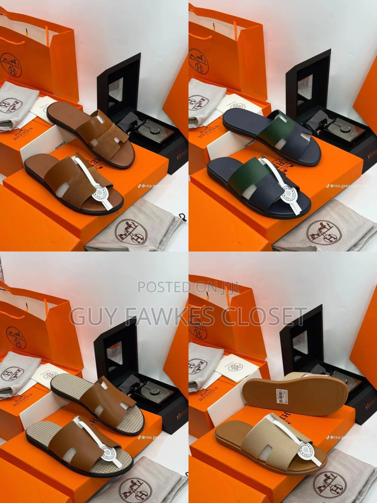 Original Hermes Men’S Slippers