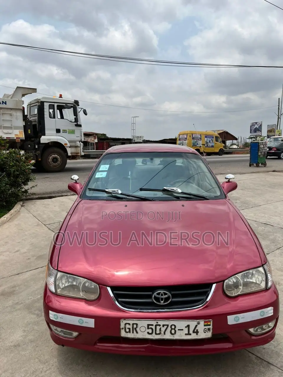 Toyota Corolla 2002 Red