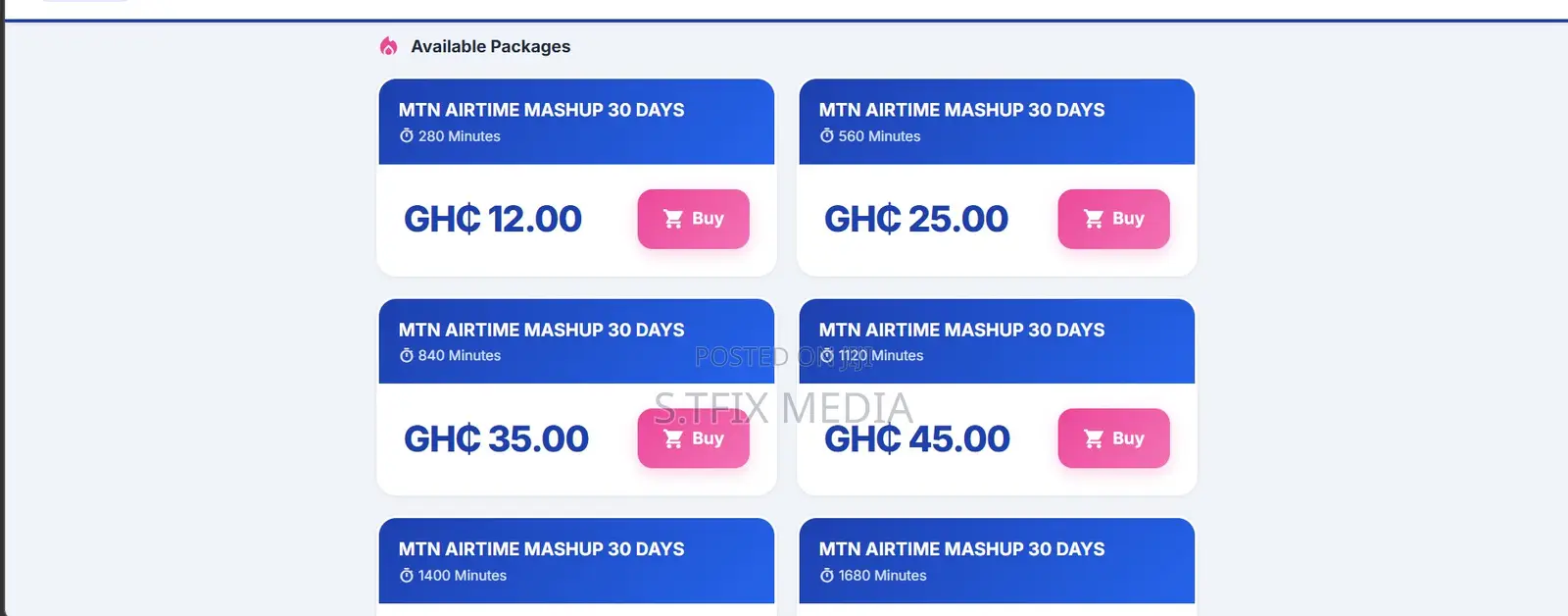 Data and Airtime Selling Website