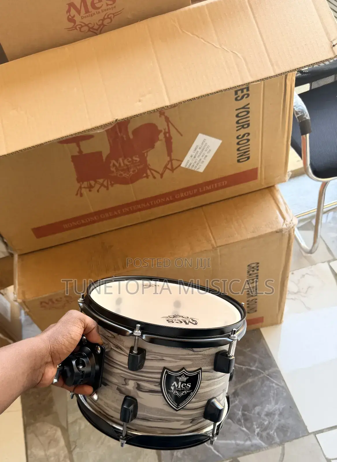 Mes 5-piece Acoustic Drumset With Cymbals