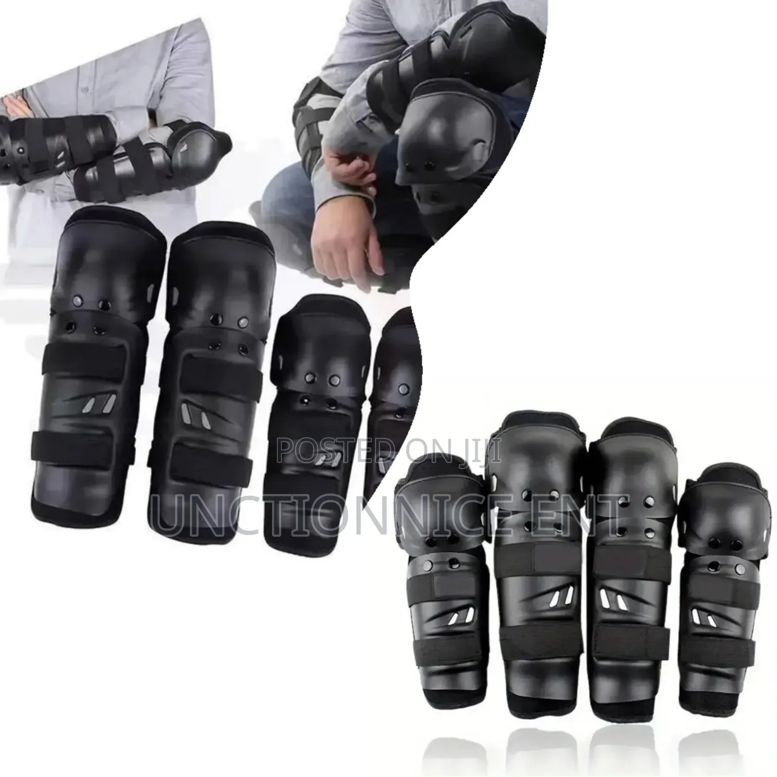 Convenient Cycling Equipment, Knee Sports Protective Gear 4-Piece Set