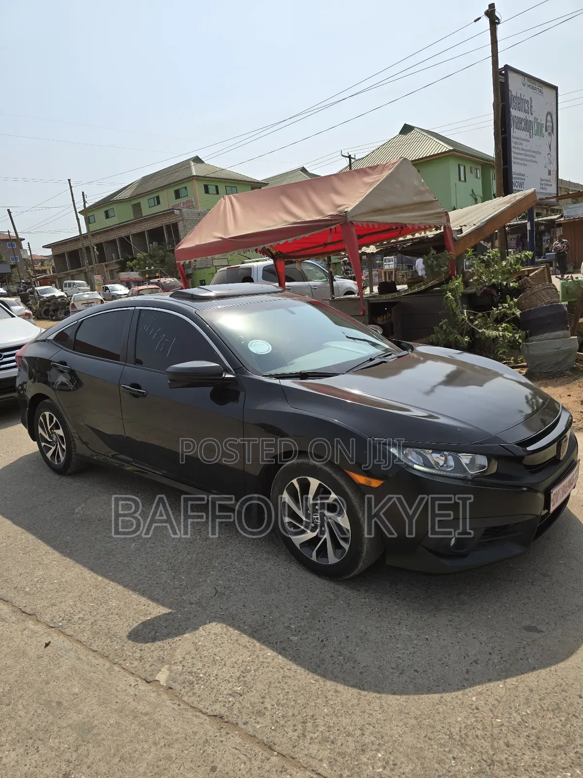 Honda Civic EX Sedan 2018 Black