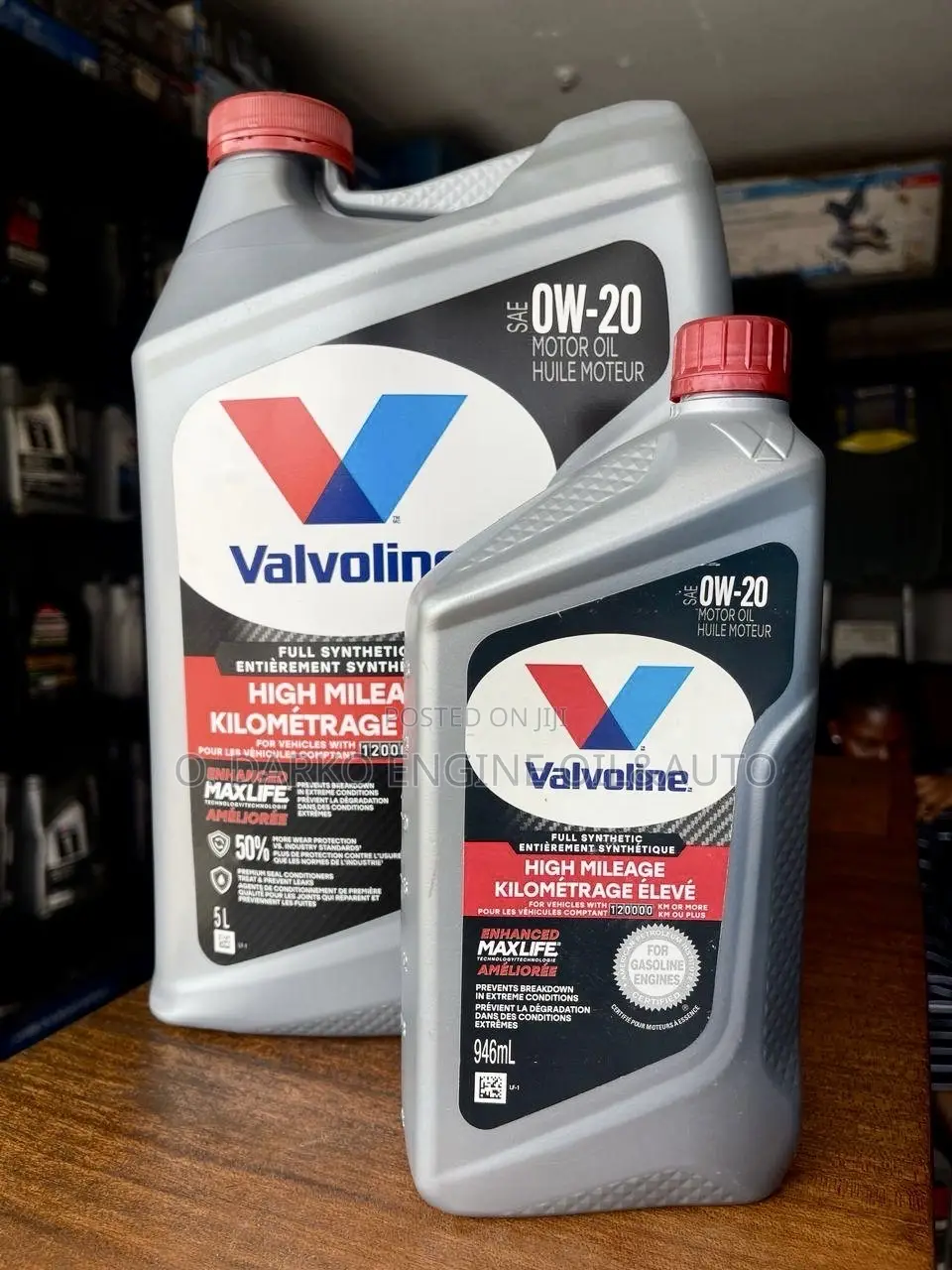 Valvoline 0w-20 5l for High Mileage Cars (Canada)