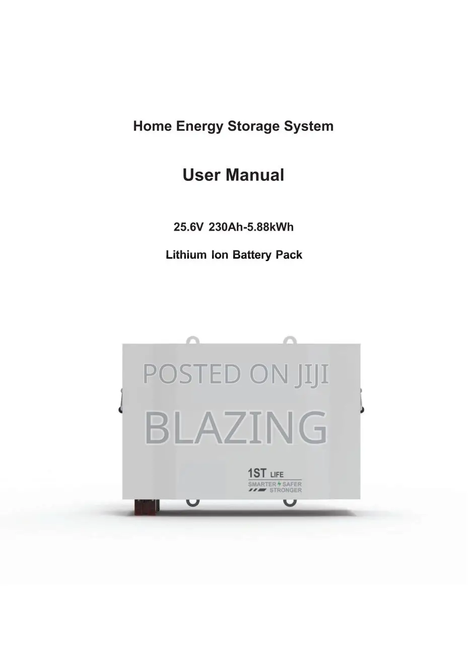Solar Battery 25.6v 230ah-5.88kwh
