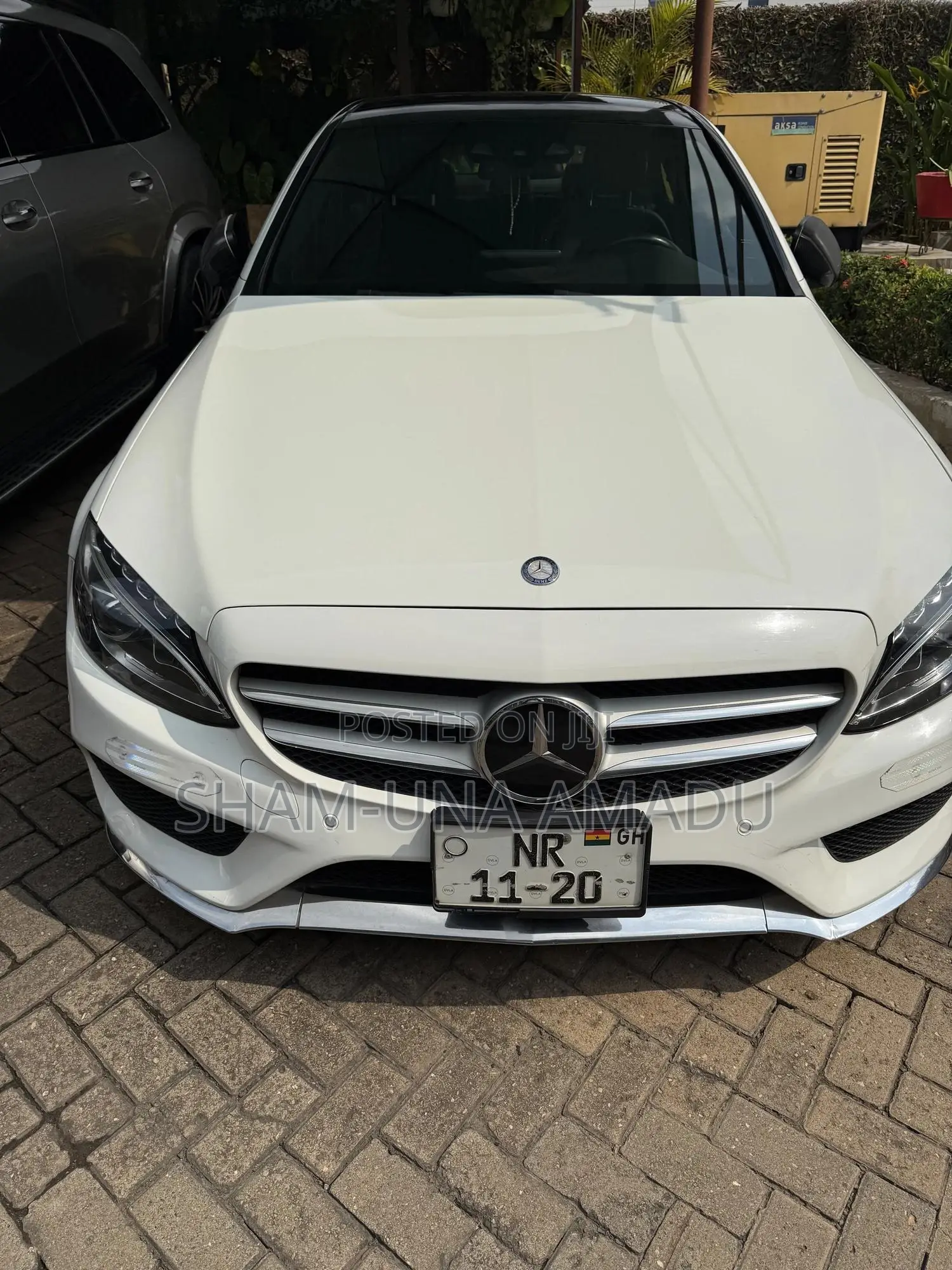 Mercedes-Benz C400 4Matic AWD Sedan (3.0L V6 7A) 2015 White
