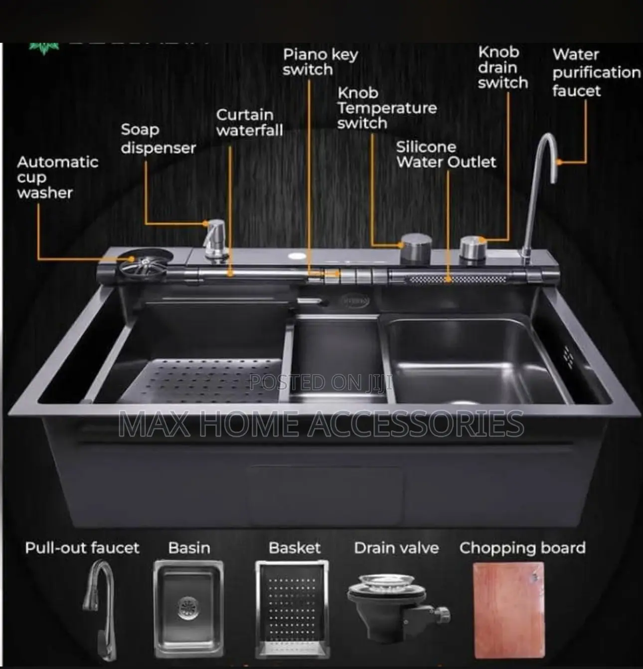 Water Full Kitchen Sink