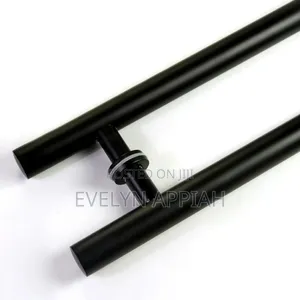 Round Black 2ft Pull Handle