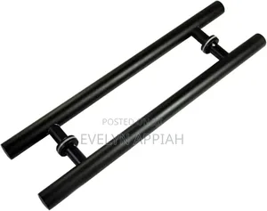Round Black 2ft Pull Handle