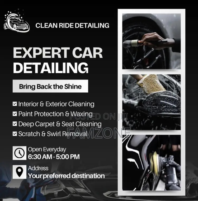 Mobile Detailing Services - We Come to You!