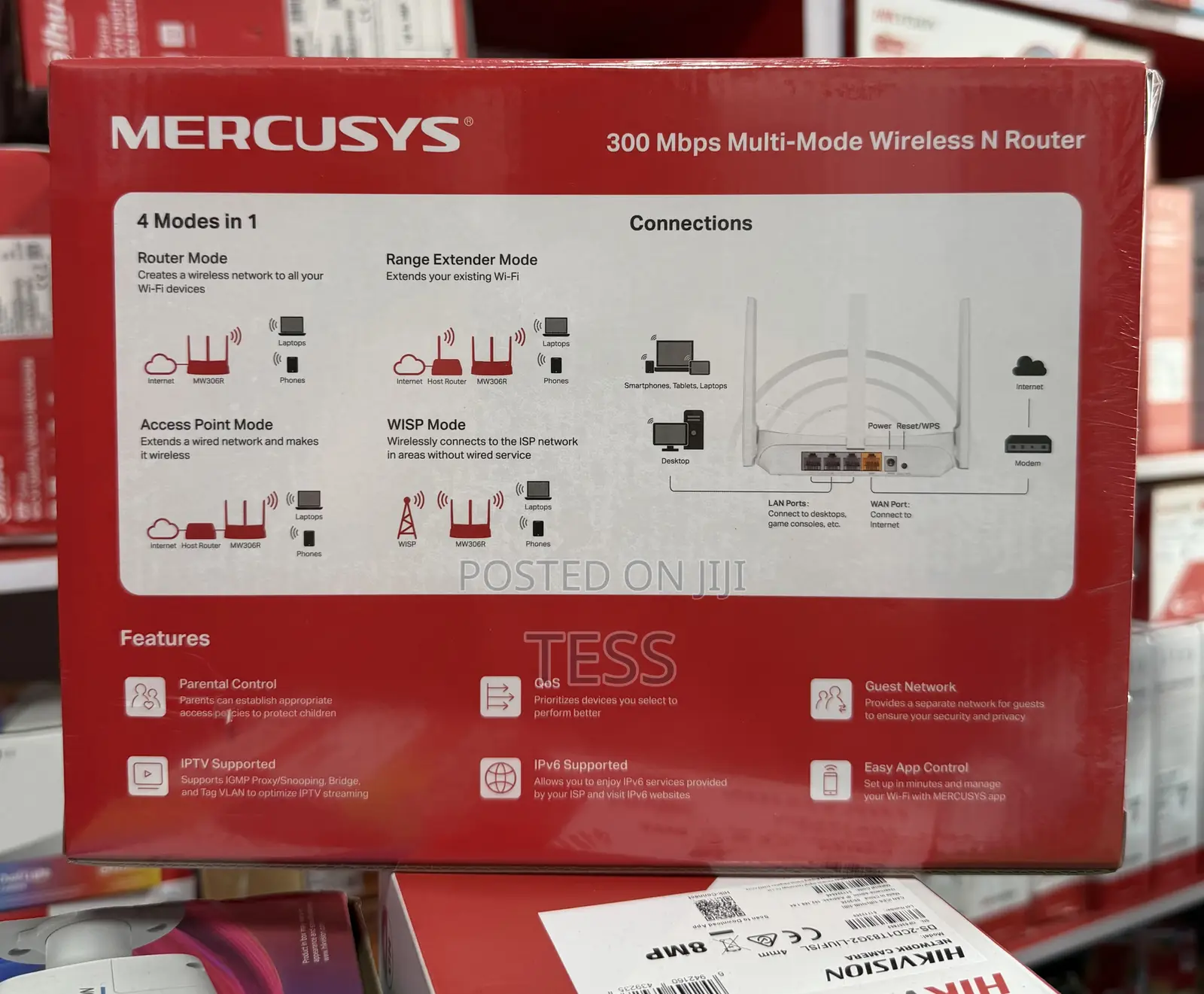 Mercusys Wireless N Router Multi-Mode 300mbps Mw306r Not a Sim Router