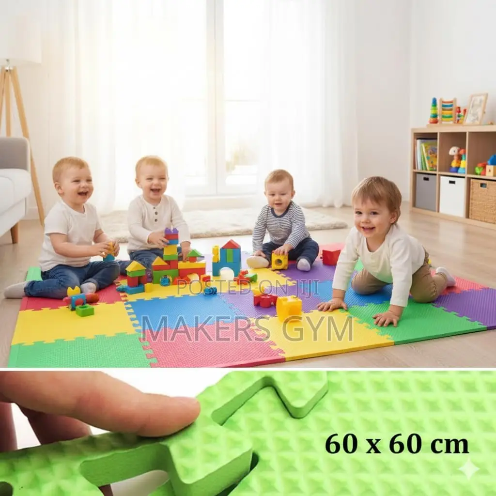 Foam Floor Mats – Soft Tiles for Gym, Home, Garage, Yoga, Kids