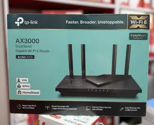 Tp-Link Archer Ax55 Dual-Band Ax3000 Wi-Fi6 Router Gigabit Router