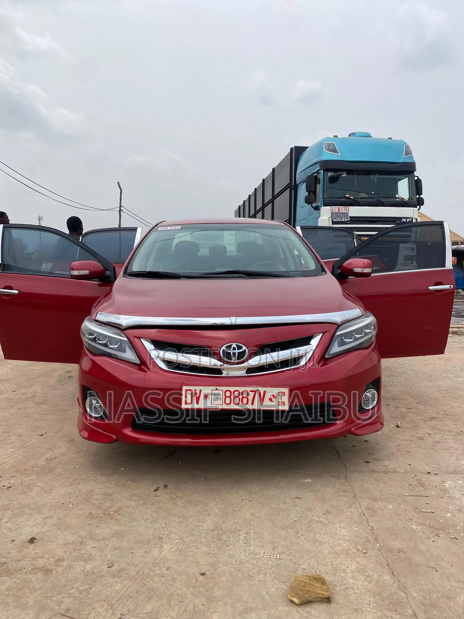 Toyota Corolla L 4dr Sedan (1.8L 4cyl 5M) 2013 Red
