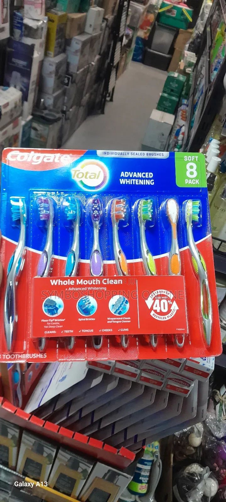 Colgate Total Whole Mouth Health Advanced Whitening 8 Pack