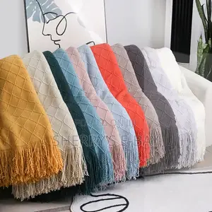 Throw Blanket With Tassel