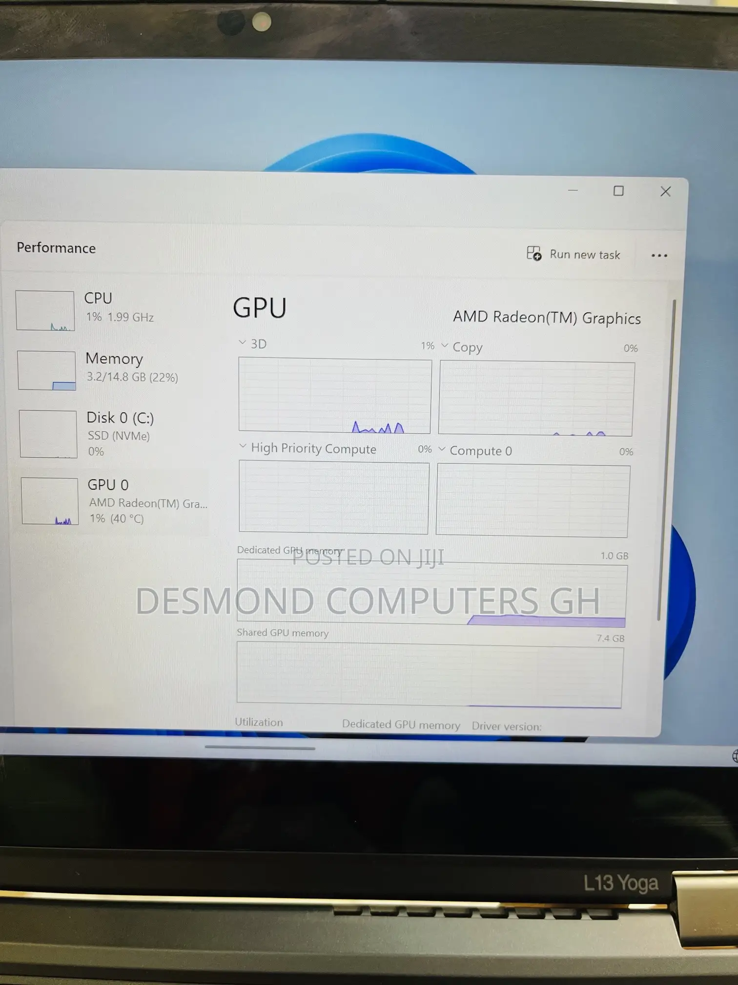 Laptop Lenovo ThinkPad L13 Yoga 16GB AMD Ryzen 7 SSD 256GB