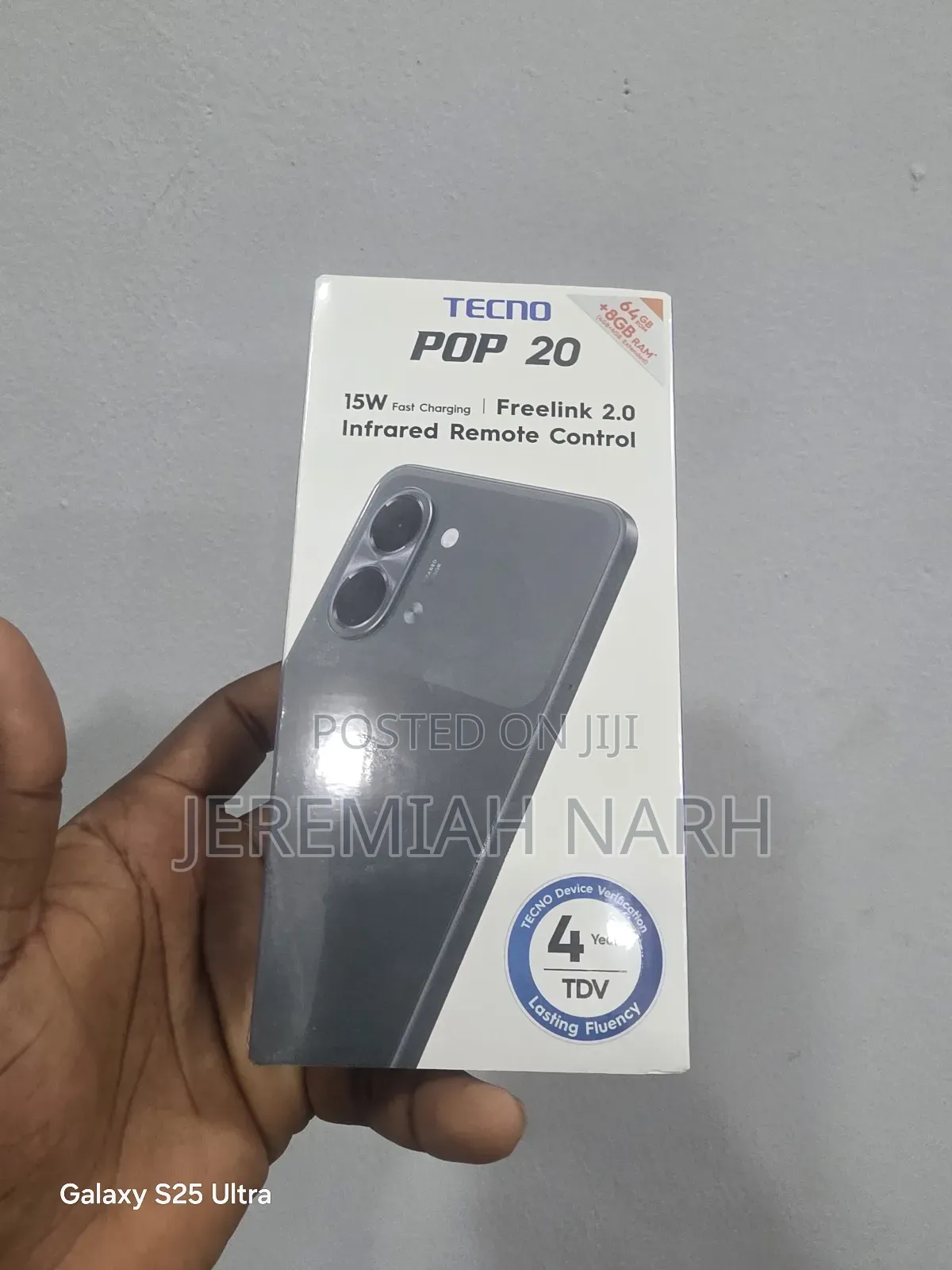 New Tecno Pop 20 64 GB Gray