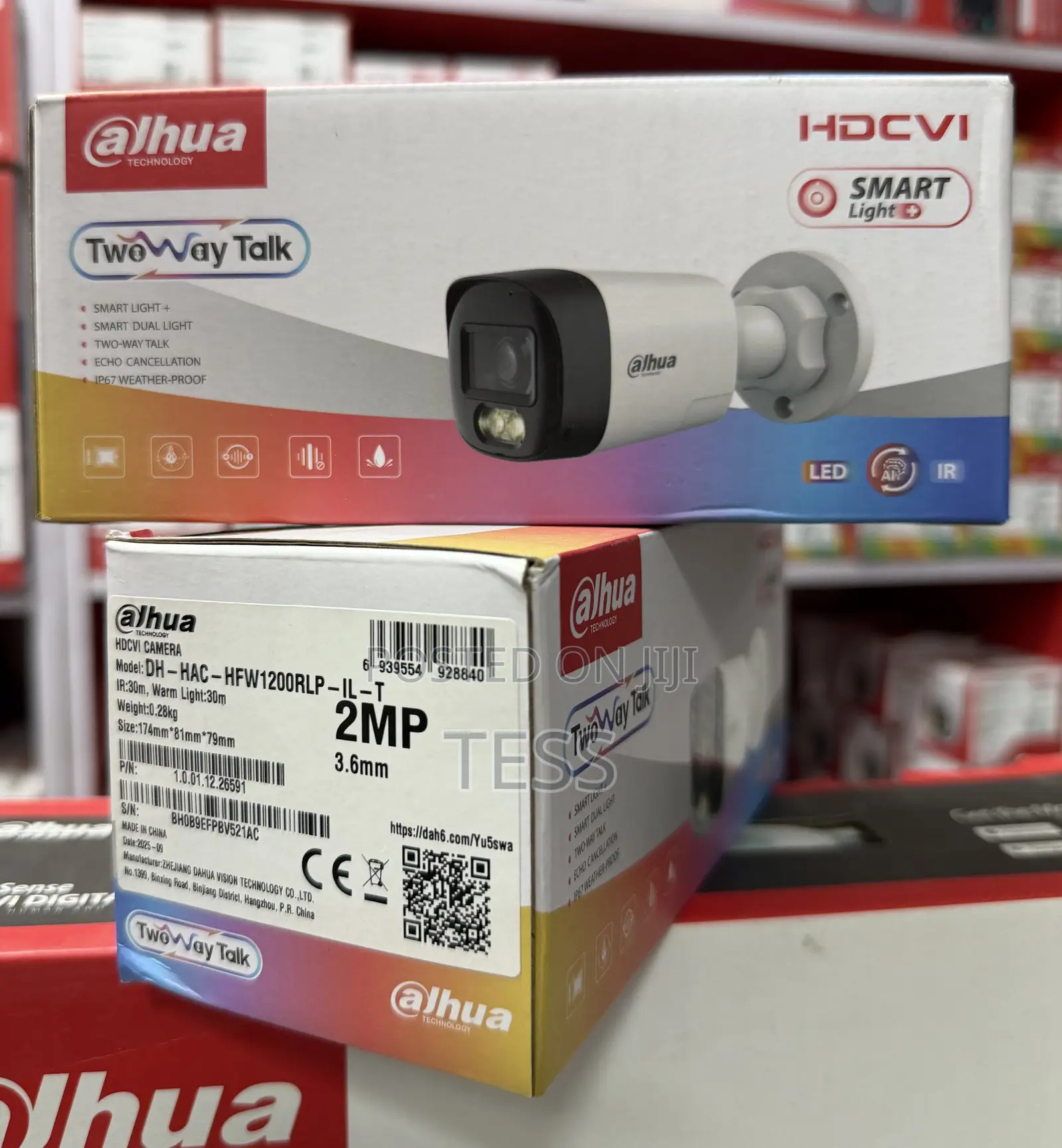 Dahua Full Color 2mp Smart Light 2way Audio Camera Hfw1200-TLMP-Il-T