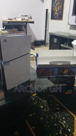 Two Weeks Used Playstation 5 Slim With One Controllers and Games